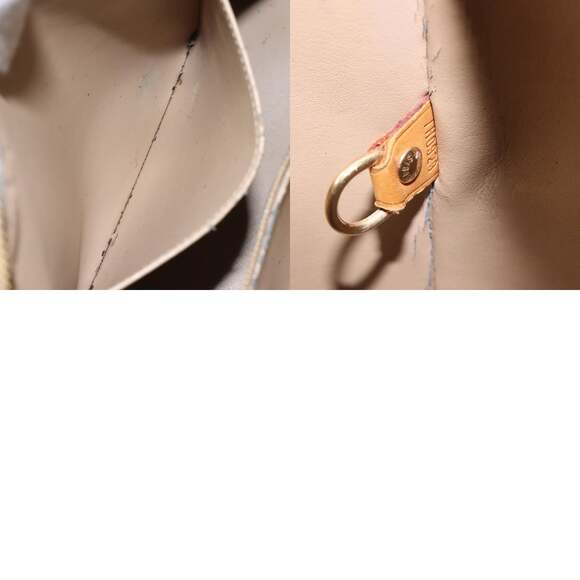 LOUIS VUITTON Monogram Vernis Houston Hand Bag Beige M91004 - Picture 13 of 13